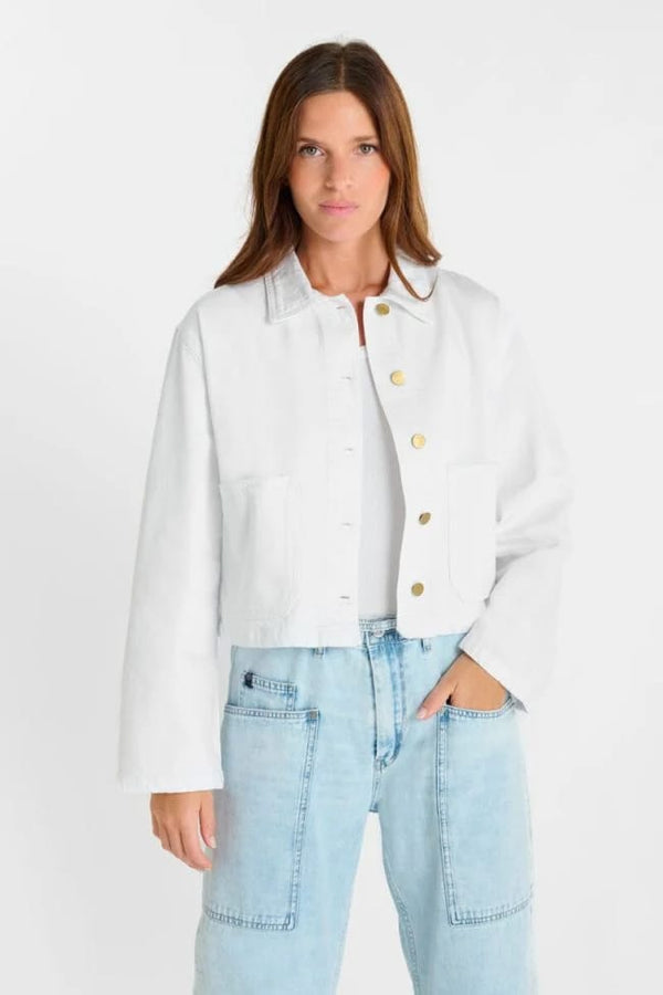 Le Temps Des Cerises Jacket - White