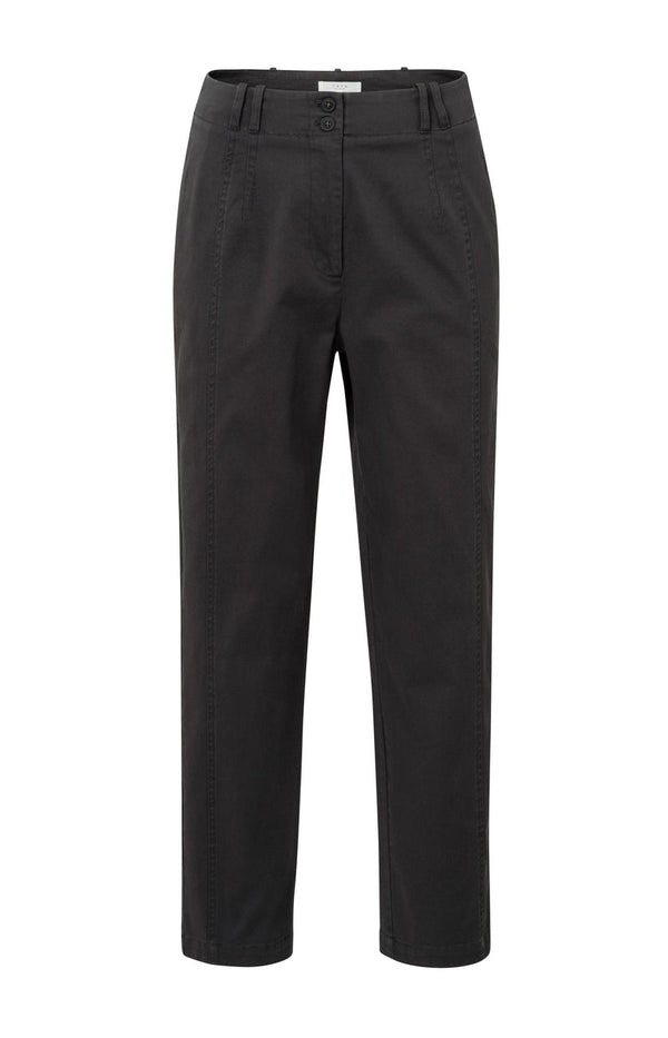 YAYA High-Waist Trousers - Phantom