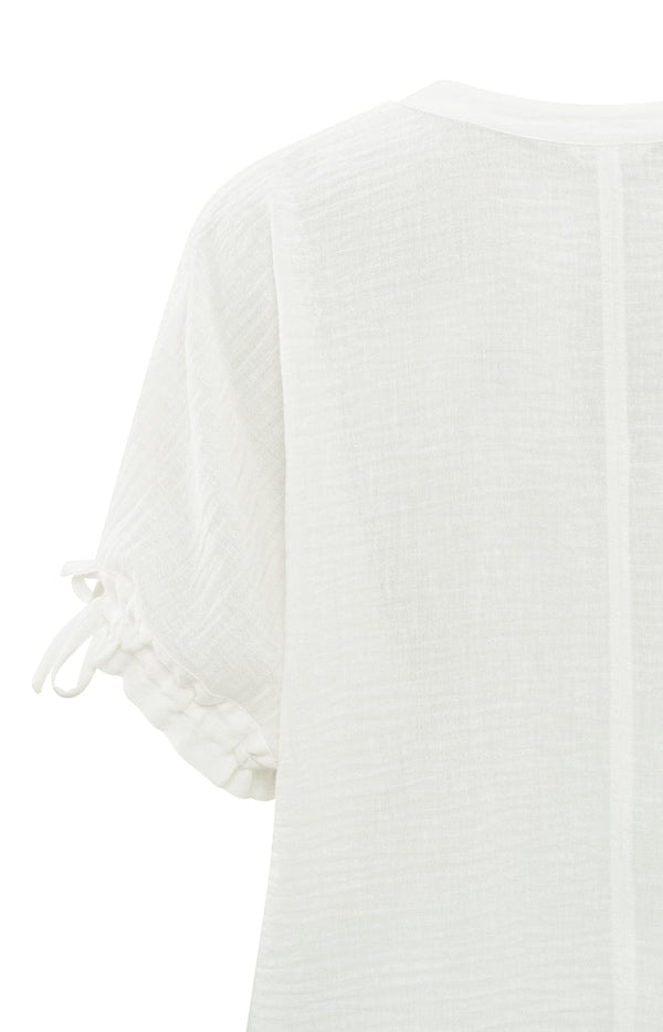YAYA V-neck Top - Off White