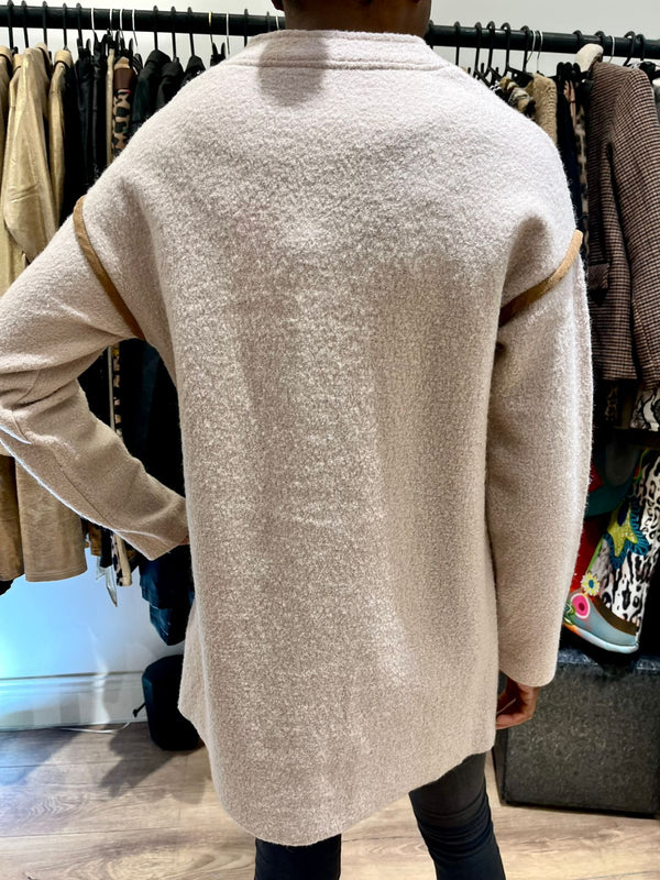 Yarra Trail Boiled Wool Jacket- Natural
