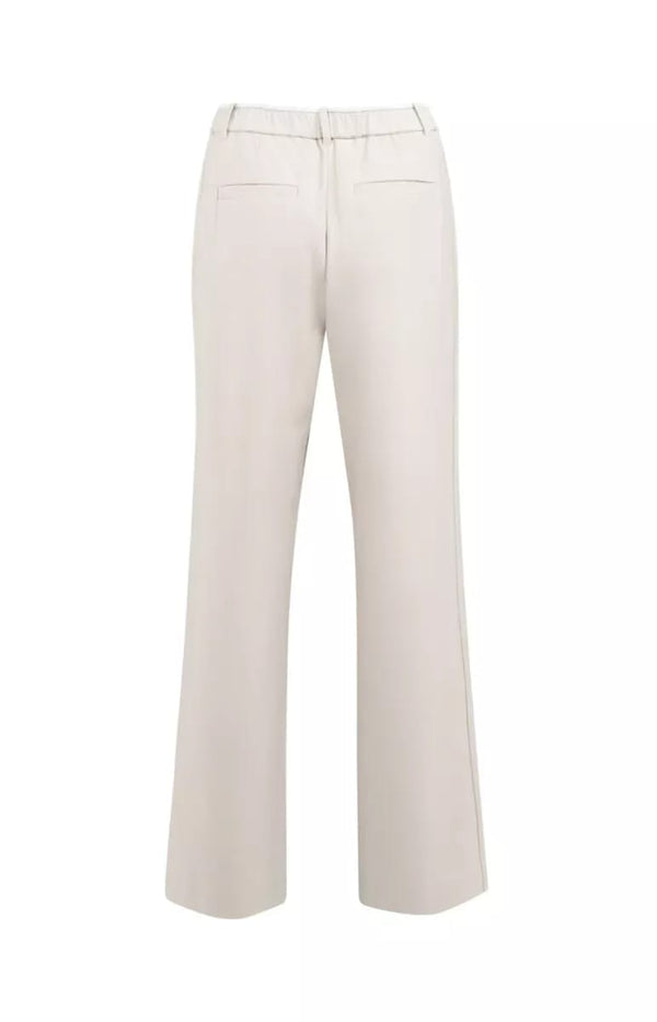 YAYA Soft Woven Trousers- Heather Grey Melange
