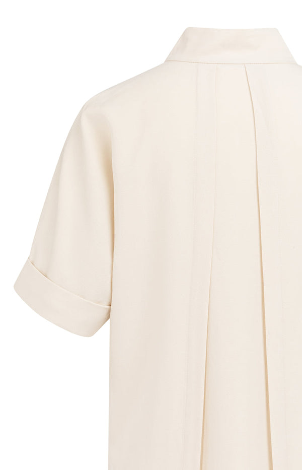 YAYA Dress with Short Sleeves and Polo collar