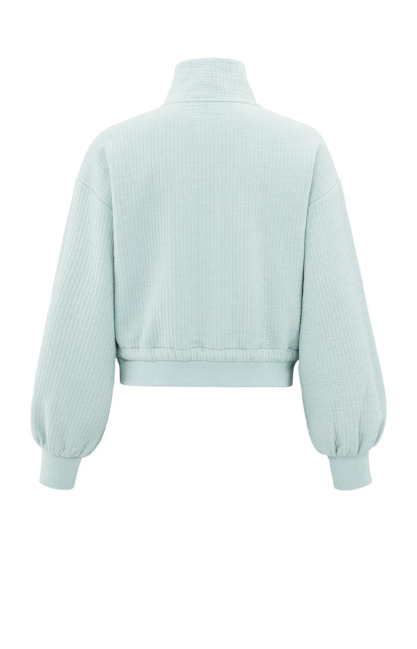 YAYA Ribbed Cardigan - Northern Droplet Grey