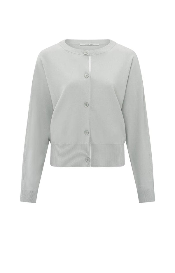 YAYA Batwing Cardigan -Grey Melange