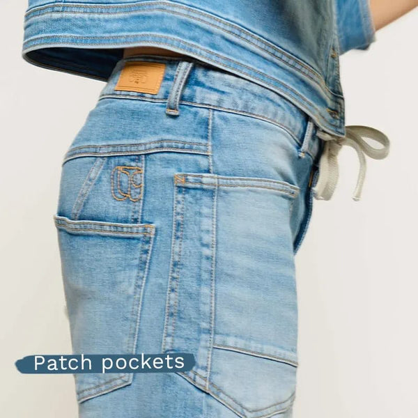 Le Temps Pants-Blue