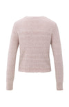 YAYA Melange Yam Cardigan - Shadow Gray Pink Mel