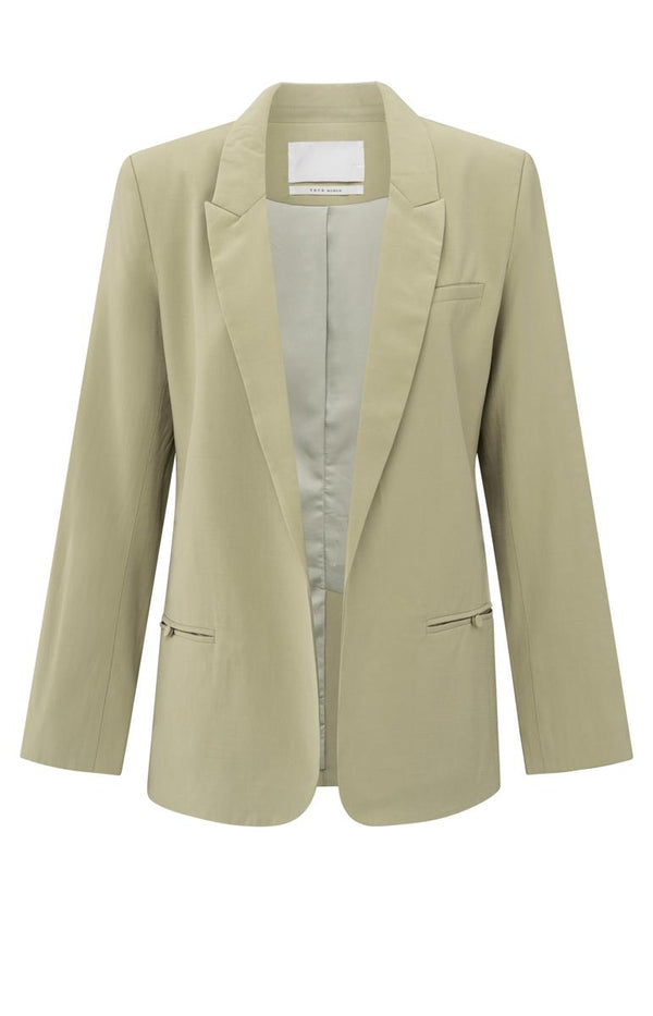 YAYA Loose Fit Blazer - Soft Green