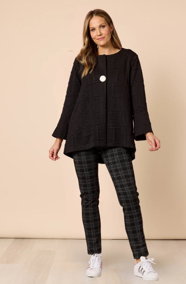 Threadz Script Jacket - Black