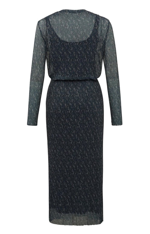 YAYA DRESS - Blueberry blue dessin