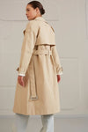 YAYA Trench Coat - White Pepper Beige