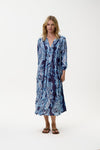 ONE SEASON Mia Barbuda Dress -Navy