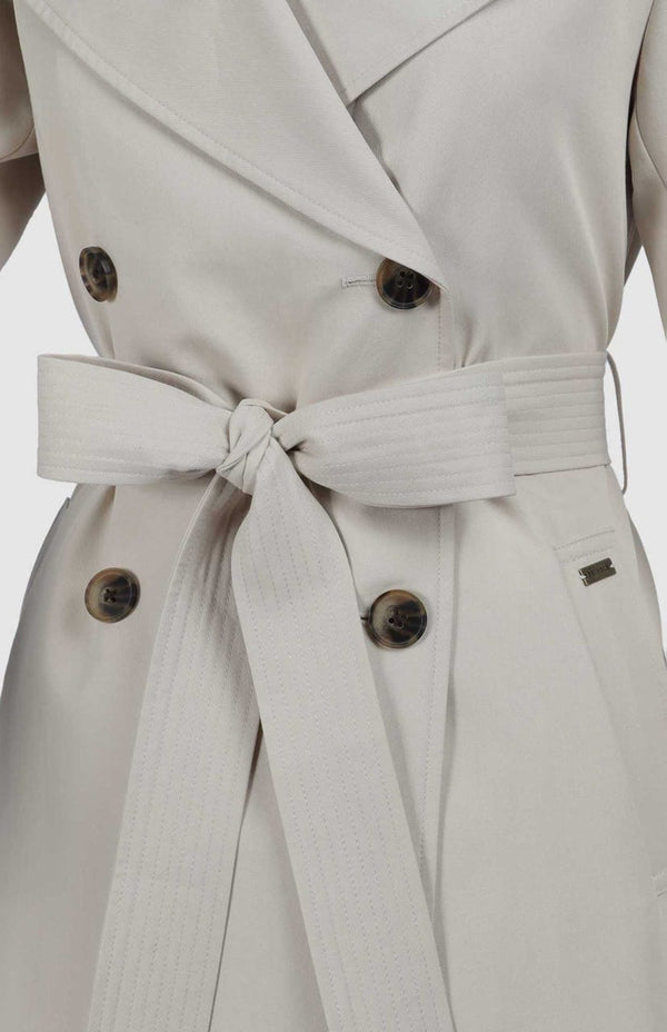 PRINGLE Jenna Trench Coat - Stone