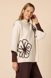 Threadz Mimosa Floral Print Knit - Natural