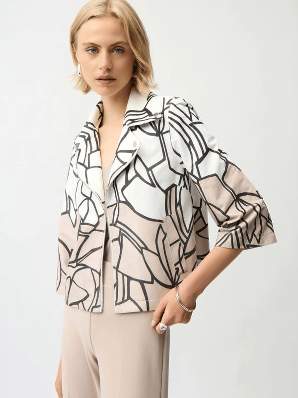 Joseph Ribkoff Jacket -vanilla/Multi