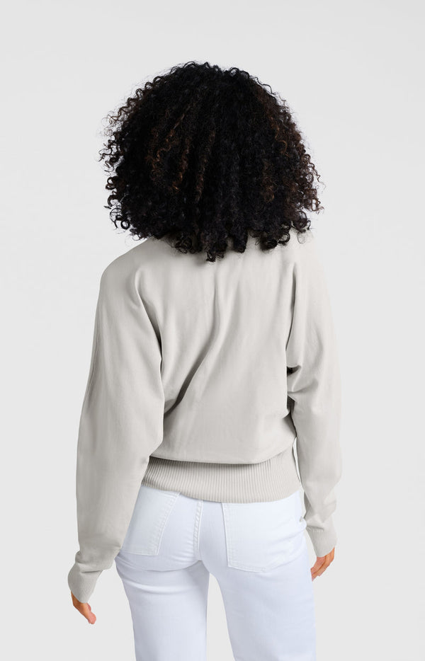 YAYA Batwing cardigan - Grey Melange