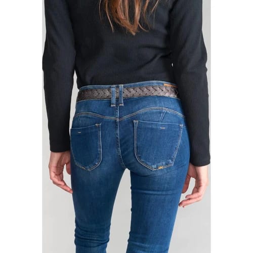 Le temps Braided Gunmetal Kebir Belt-Gunmetal