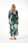 ONESEASON Mia Dress - Monstera Night-Green