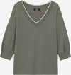 Le Temps Des Cerises Ticka Shirt - Khaki