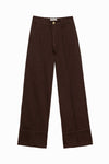 La Petite Etoile PaolatStraight-Leg Trousers - Marron