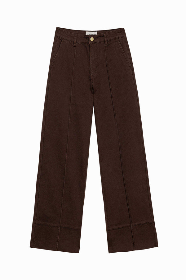 La Petite Etoile PaolatStraight-Leg Trousers - Marron
