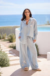 Brave and True Homestead Shirt - Icy Blue