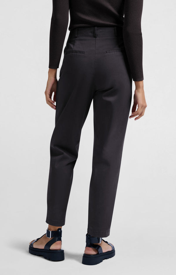 YAYA High-Waist Trousers - Phantom