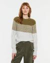 ANDAMRound Neck Sweater - Khaki