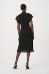 Joseph Ribkoff Knee-length Wrap Dress - Black