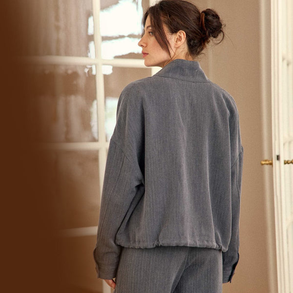 La Petite Etoile High-Neck Vely Jacket