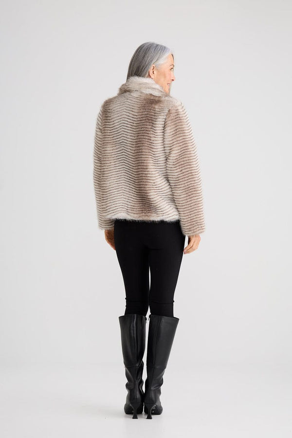 Brave and True Steinway Jacket - Grey Stripe