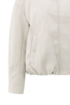 YAYA Faux Leather Jacket with Baloo - Chalk White