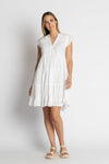 LulaLife Shayna Tiered Dress - White