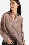 YAYA Refined Back Detail Blouse - Blush Pink