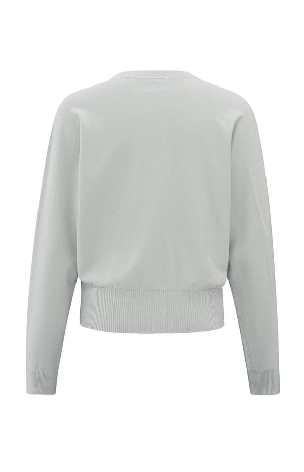 YAYA Batwing Cardigan -Grey Melange