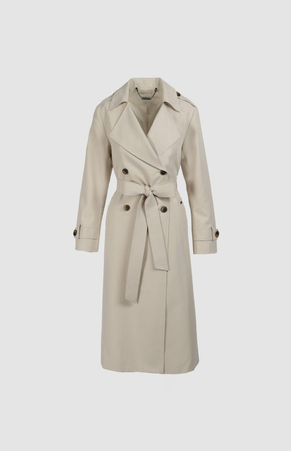 PRINGLE Jenna Trench Coat - Stone