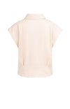YAYA Sleeveless Jersey Blouse with Tailored Seams