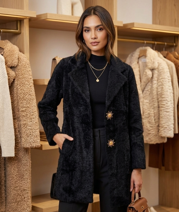 Faux Fur Coat