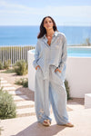 Brave and True Homestead Shirt - Icy Blue
