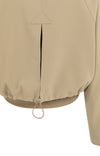YAYA Short Woven Oversized Jacket - Khaki Green