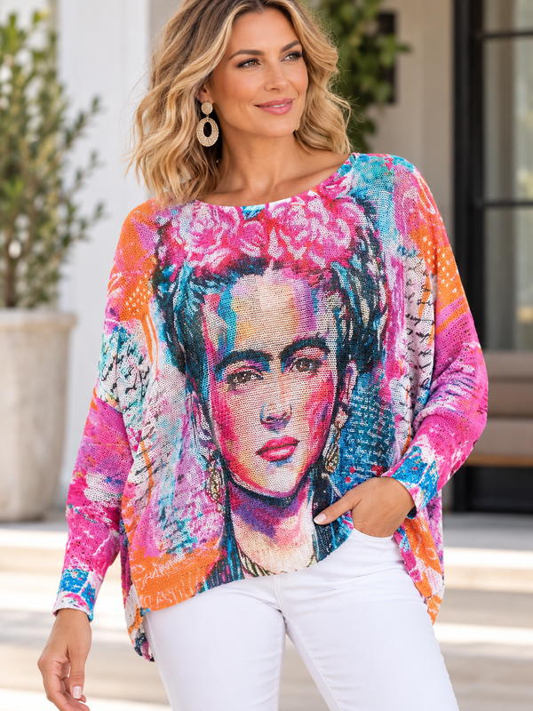 Made in Italy Summer Knit Top - Multicolour