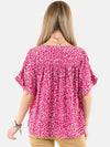 Le Temps Shirt- leo rose femme