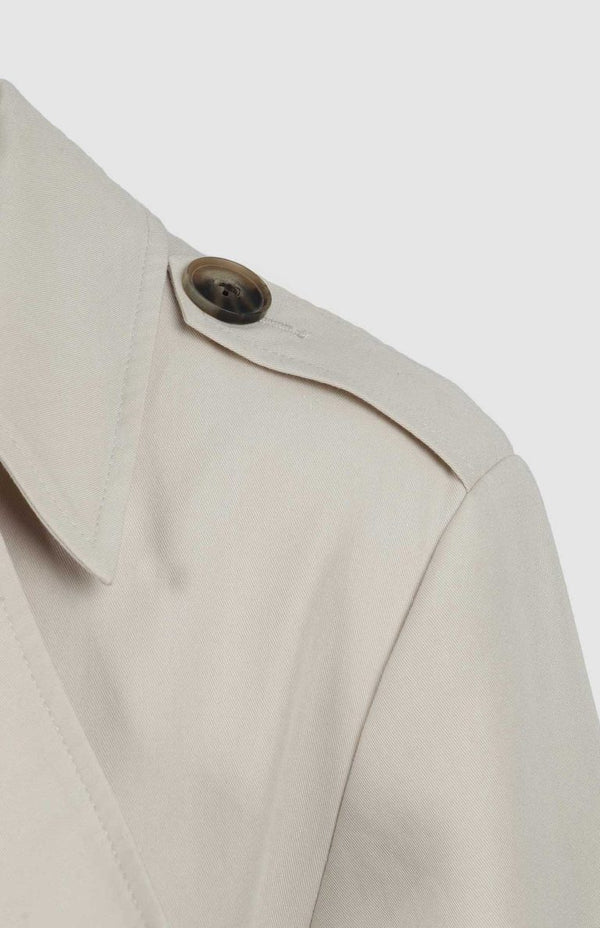 PRINGLE Jenna Trench Coat - Stone