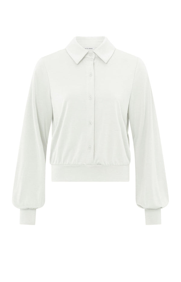YAYA Double Layer Jersey Blouse