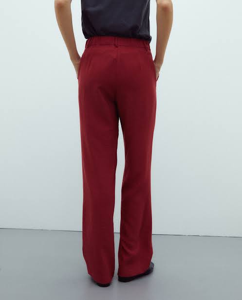 Andam trouser Red-107