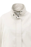 YAYA Faux Leather Jacket with Baloo - Chalk White