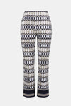 Joseph Ribkoff Patterned Slim Trousers - Vanilla/Multi