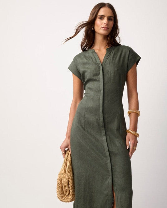 YARRA TRAIL Bodhi Dress - Nori