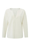 YAYA V- neck Sweatshirt -Birch Sand
