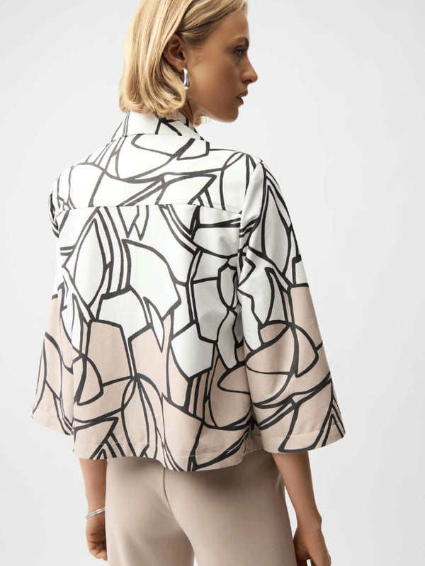 Joseph Ribkoff Jacket -vanilla/Multi