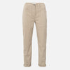 Cargo trousers with pockets and a zip fly in loose fitTwill Beige